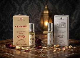 Classic & Silver Concentrated Perfume Oil Roll-On Combo – Long Lasting Attar for Men & Women – Alcohol Free – 6ml Each (Pack of 2)