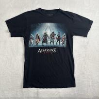 Assassin's Creed Black Short Sleeve Video Game Tee Graphic Shirt Men's Small Unisex T-Shirt XL gray