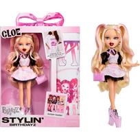 Bratz Stylin' Birthdayz Cloe Mados lėlė, pritaikomas marškinėlis, tobula jums ir aksesuarai beige