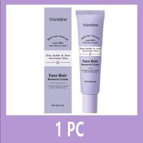 Facial Hair Removal Cream for Women, Gentle Face Depilatory Cream, Peach Fuzz Remover for Upper Lip Chin Fine Hair, Smooth Face white