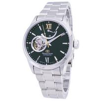 Orient Star Automatinis RE-AT0002E00B Power Reserve Japon Made Vyriškas laikrodis žalia