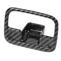 Electronic Handbrake Panel Trim Carbon Fiber Color Replacement for Mercedes‑Benz C‑class W206  and black