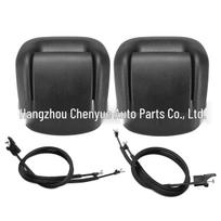 Ford Fiesta MK6 Seat Adjustment Cable & Handle Set - 4 Pieces (1441167/1441166) Left 1441167 1417521 Right 1441166 1417520 black