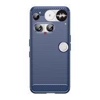 For Nothing Phone 3 Case Cover Nothing Phone 3 Capas Shockproof Bumper Back Carbon Fiber Soft TPU Cover Nothing Phone 3 Fundas Nothing Phone (3) raudona
