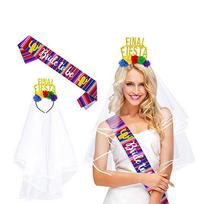 Elegant Head Veil and Bride To Be Sash Headpiece for Wedding Gatherings Party beige