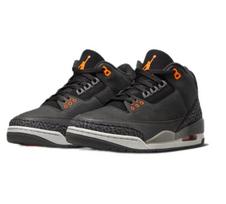 Air Jordan Retro 3 Fear Pack Gray Orange CT8532-080 44.5 black