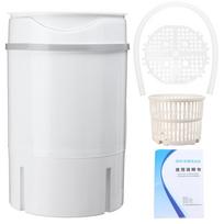 8L Portable Travel Business Mini Washing Machine Mini Ultrasonic Washing Machine Dirty Clothes Turbine Cleaning Laundry Washer juoda