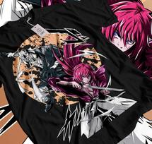 Rurouni Kenshin T-shirt Samurai X Himura Anime Manga T-shirt Men and Women Summer Cotton Comfortable Loose Fashion Top 4XL pink