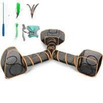 5 in 1 Outdoor Cat Tent with Tunnel for Indoor Cats Includes Harness and Leash for Walking United States gray