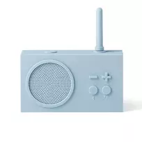 LEXON FM radio and wireless speaker TYKHO3 Portable, Wireless connection, Light Blue, Bluetooth