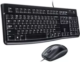 „Logitech MK120“ klaviatūra ir pelė