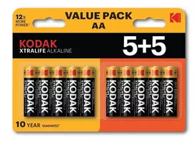 „Kodak XTRALIFE“ šarminis AA / 1,5 V baterija (10 vnt.)