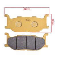 Front Brake Pads for SYM SB125 Yamaha XVS 400 650 XVZ 1300 SCR XV 535 750 950 1100 Virago XJ 600 900 SR SP 400 500 Drag Star 250 beige