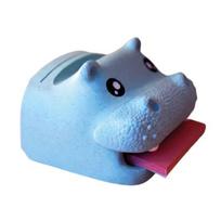 Highland Cow Note Holder, Sticky Note Holder And Dispenser with Stencil Set, Desk Hippo-Campus Organizer with Pen Holder And Photo Slot, Office Desk Ox