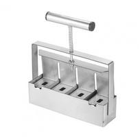 Aluminum Alloy Soil Cube Press Mold Durable Soil Block Mold Aluminum Alloy Soil Block Maker with S Pins for Outdoor for Starter