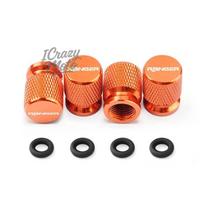 4PCS Car Wheel Tire Valve Caps Tyre Stem Covers Airdust Waterproof For Ford Ranger Accessories red