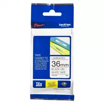 Lipni juosta Brother TZe-261, 36mm x 8m, juoda baltame fone
