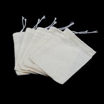 50 Pcs 6x8/8x10/10x15cm Tea Empty Cotton Muslin Bags with Drawstring Multipurpose Mini Sachet Storage Pouches Jewelry Package 6x8cm(50pcs) white