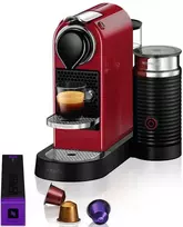 „Nespresso Citiz & Milk“ kapsulinė kavos virimo aparatas, raudonas