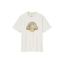 Uniqlo X JW X Kong Shan Ji Collaboration Printed Short Sleeve T-Shirt Men T-Shirts Off-White 434796-01 L beige