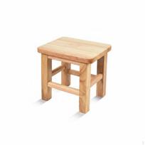 Medinis suolas Tvirtas keturių kojų dizainas Pakojis Augalų stovas voniai arba Square 25CM beige