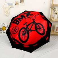 Bmx Bike Adventure Automatic Umbrella with 8-Rib Compact Design All-Season Use Elegant Umbrella Luxury Gift for Birthday Christmas Wedding