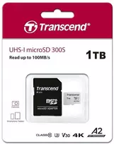 "CARD microSD Card 1TB Transcend SDXC USD300S-A w/Adapter"