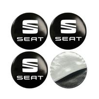 Car Wheel Hub Center Sticker Decoration Tire Decal For Seat Leon 5f Ibiza 6l 6j Leon 1p Cushion Altea Xl Leon Mk Car Accessories