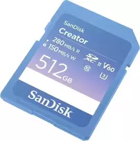 "CARD SanDisk Creator SD UHS-II 512GB"
