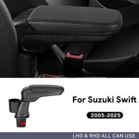 For Suzuki Swift Armrest Box For Suzuki Swift Car Armrest Car Accessories Interior details storage Box Retrofit parts 2005-2025 One Size black