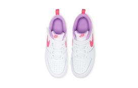 Nike Court Borough Low 2 White Fuchsia Glow PS BQ5451-111 28 pink