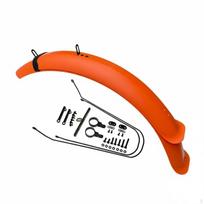 Wide Tire Bike Mudguard Lightweight WideTire Water Deflection Guard for 20 Inch_Orange
