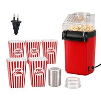1200W High Efficiency Hot Air Popcorn Popper, Mini Popcorn Maker, Healthy Snack Machine for Home Entertainment 1 red