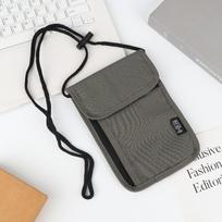 Rfid Passport Holder Waterproof Neck Pouch Portable Crossbody Phone Wallet Anti Theft Travel Document Bag For Outdoor Business kava