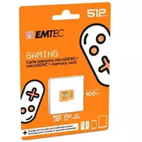 "CARD Emtec m512GB UHS I U3 V30 A2 Gaming Orange"