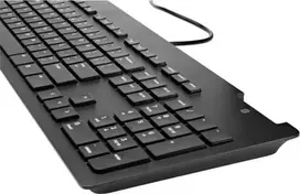 HP Slim v2 USB Wired Keyboard - Smartcard - Black - US ENG