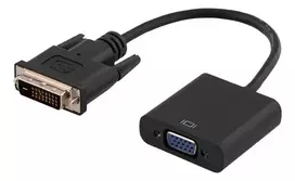 Full HD 1080P DVI-D uz VGA adapteris / video kabeļa pārveidotājs 25pin