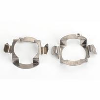2vnt LED H7 lemputės laikiklio adapteris LED priekinio žibinto H1 pagrindo adapteris Chery Riich G5 Besturn B50 B70 gray