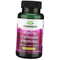 I tipo jūrinis kolagenas, I tipo hidrolizuoti jūrinio kolageno peptidai, Swanson 60 kapsulių (68280005) 60caps