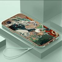 Prabangus padengtas TPU telefono dėklas su dirželiu, skirtas Huawei Y6P Y7 Y9 Prime 2019 Y9S Honor 70 90 Lite X7A X9A 5G dėklai A33 Dragon dizaino dangtelis Huawei P40 Lite 5G white
