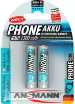 Ansmann 1.2 V rechargeable battery NiMH, Nickel-Metal Hydride (NiMH), 1.2 V, 1300 mAh