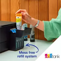 "T EPSON EcoTank ET-2861 MFP colour inkjet ITS A4 10ppm Print 100sheets Wi-Fi USB Black"