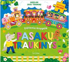 Pasakų traukinys. Dėlionių knygelė - Nėra Autoriaus