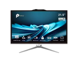 Viskas viename kompiuteris MSI PRO AP222T 14MA 21.5", Intel Core i5-14400, RAM 16GB, 512GB SSD, Intel UHD Graphics 730, Windows 11 Pro, Touch, White, PRO AP222T 14MA-609EU