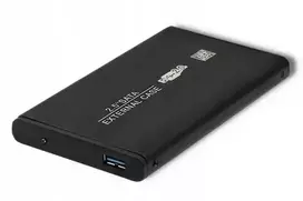 Obudowa/kieszeń Qoltec do dysków HDD/SSD 2.5" SATA3 | USB 2.0 | Czarny