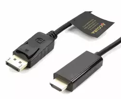 Cable DisplayPort - HDMI 3.0m Black