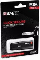 512GB B120 Click Secure USB 3.2 Black