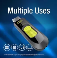 128GB C145 USB 3.2 Black-Yellow