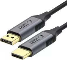 „Ultraboost“ kabelis su „DisplayPort“ jungtimi – „DisplayPort 1.4“, 4K, 60 Hz, 2 m, juodas