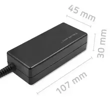 Universal power adapter for laptop 45W (51527) Black
